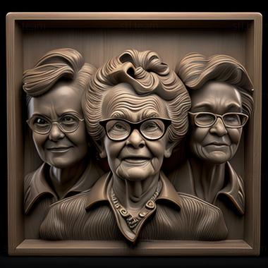 3D model Norma Ray Webster Norma Ray Sally Field (STL)